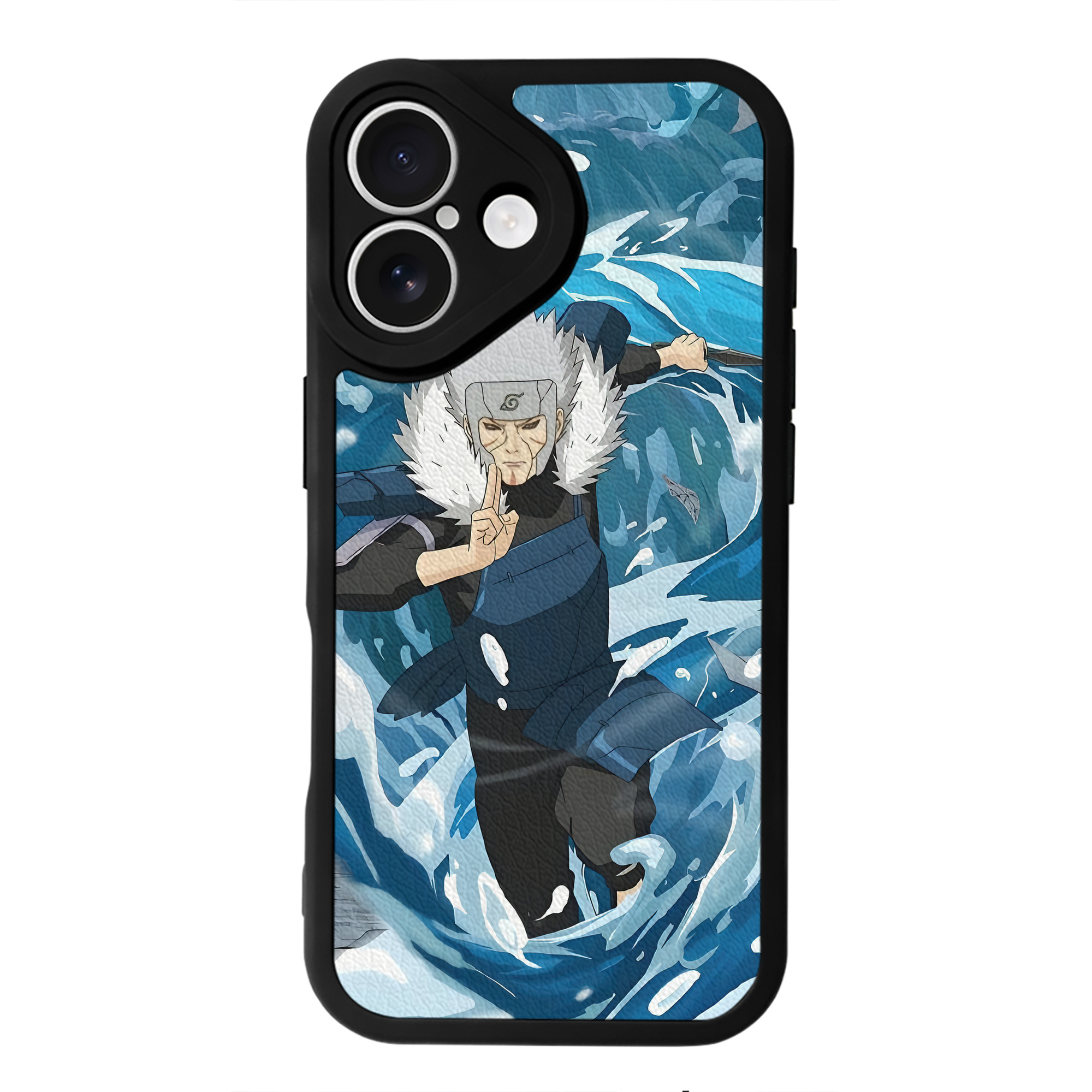 （画像用） NARUTO -ナルト- NARUTO -ナルト- 疾風伝 【iPhone 16シリーズ対応】シリコンスマホケース（レザー調） 材質：シリコン